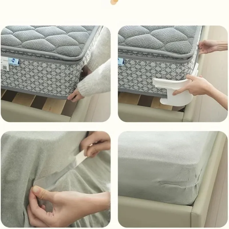 مشابك تثبيت الملايات 4 قطع