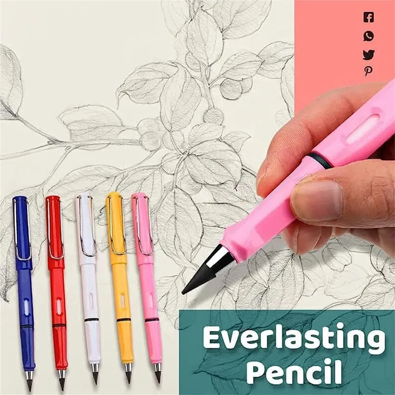 الة حاسبة نوت باد + 2 قلم الرصاص اللانهائى هدية مجانية