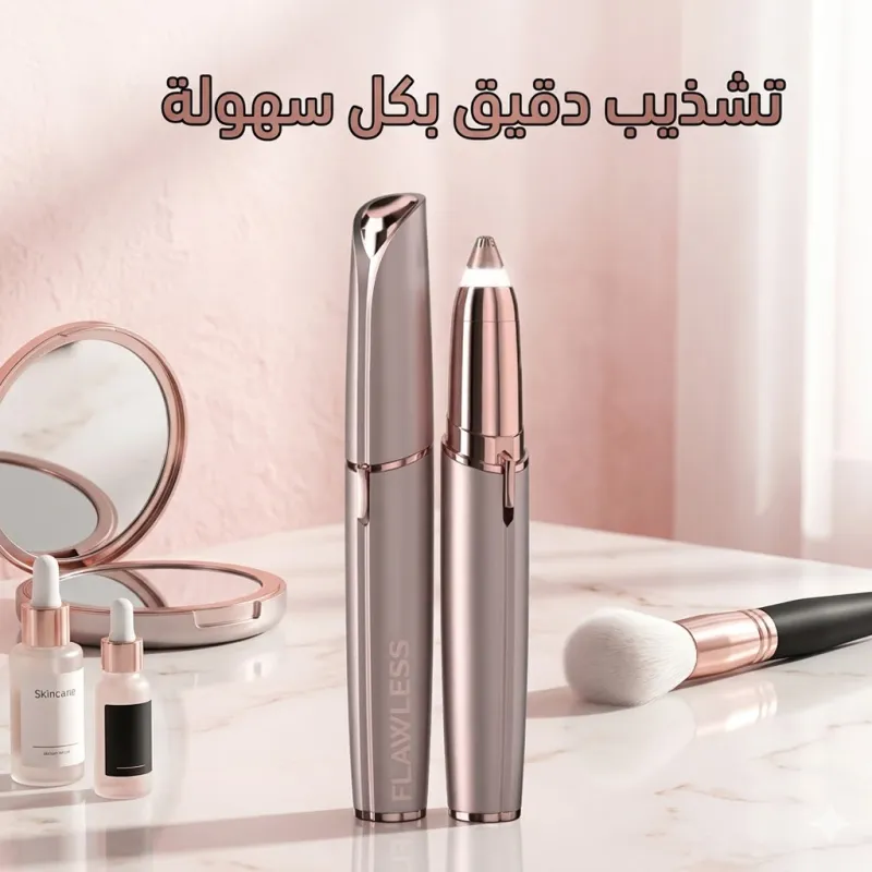 جهاز تحديد الحواجب و ازالة شعر الوجه تعمل بالشحن للنساء
