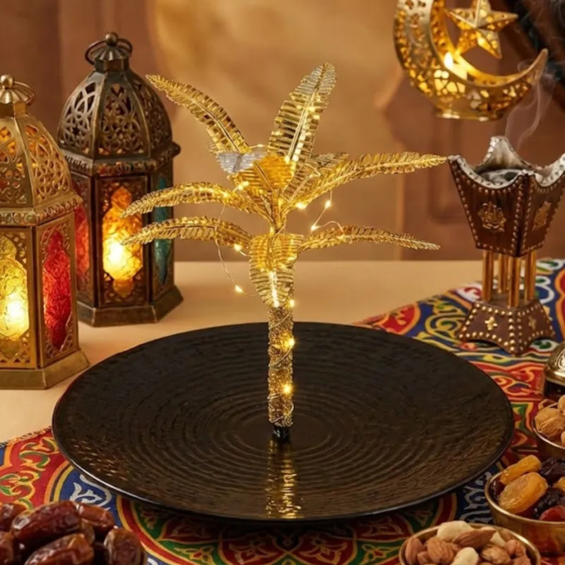 تمريه شكل نخله ب اضاءه