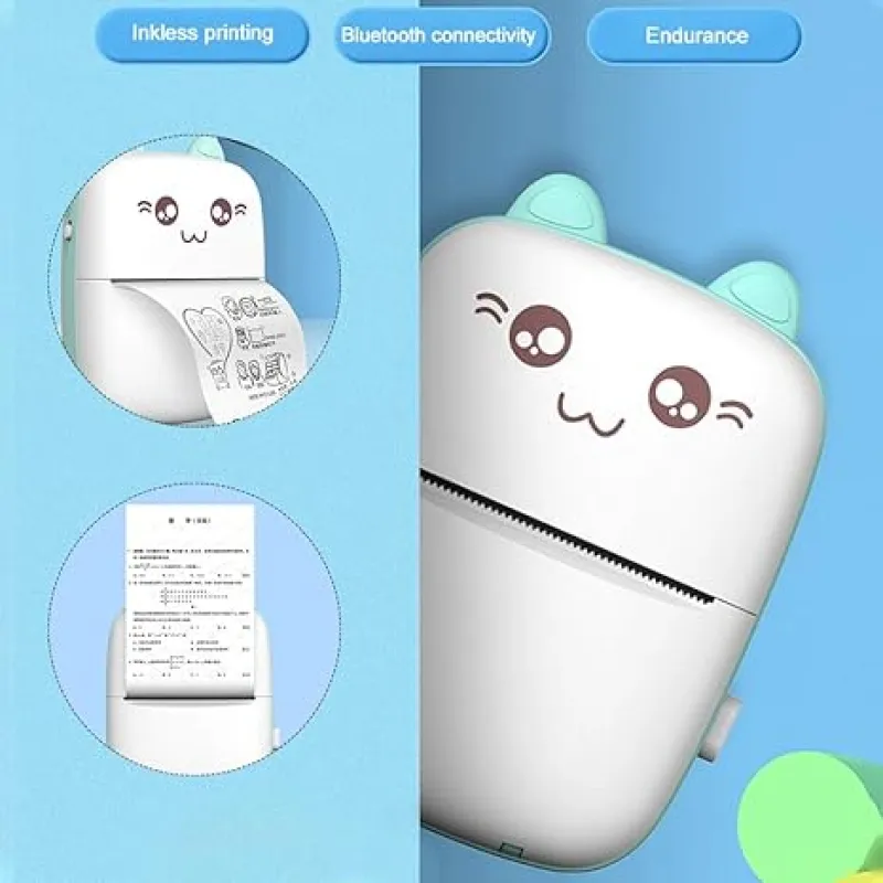 Mini Sticker Printer، طابعة ملصقات صغيرة محمولة