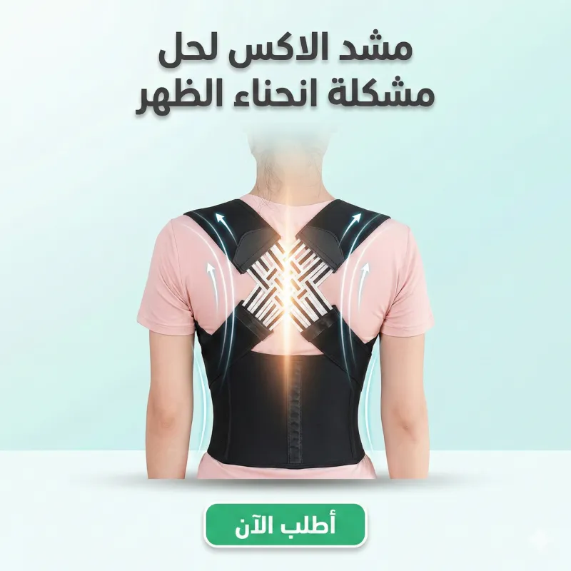 • مشد الاكس لحل مشكلة انحناء الظهر — size L