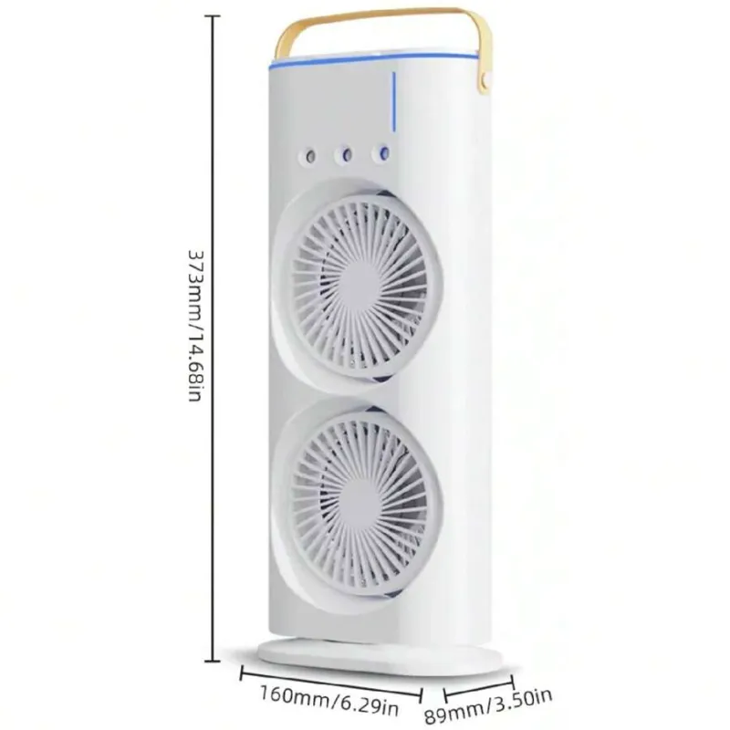 مروحة Double Fan مع فواحة عطر