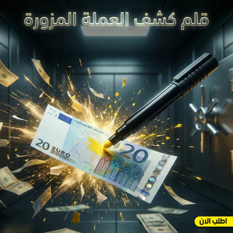 قلم كشف وفحص العملات الورقية المزورة
