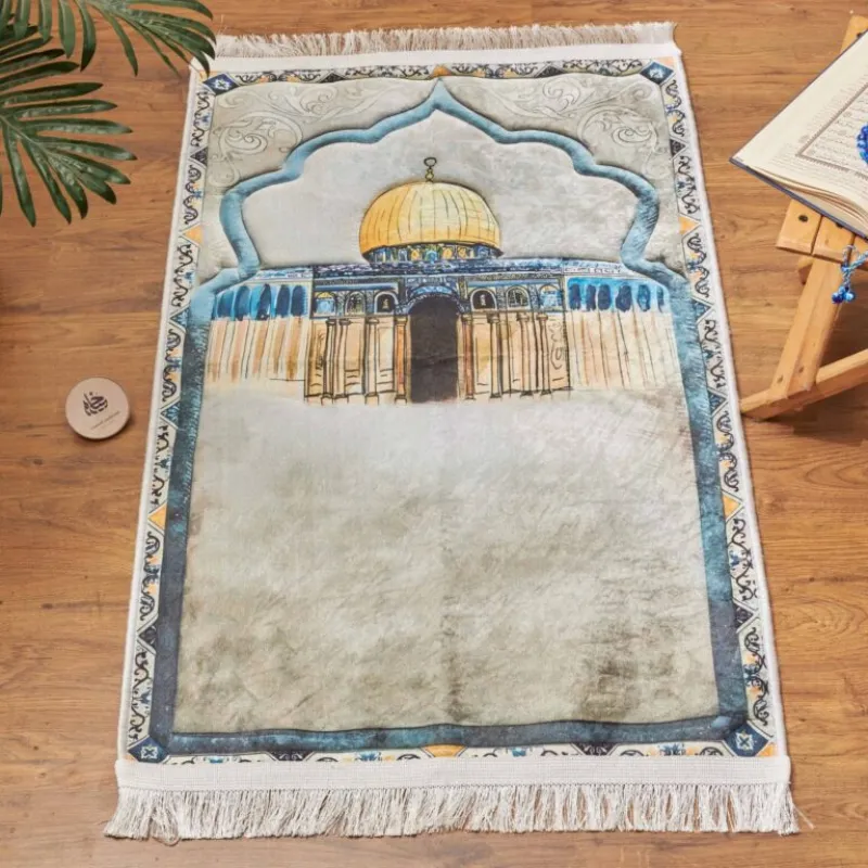 مصلية مبطنة مانعة للانزلاق + سبحة