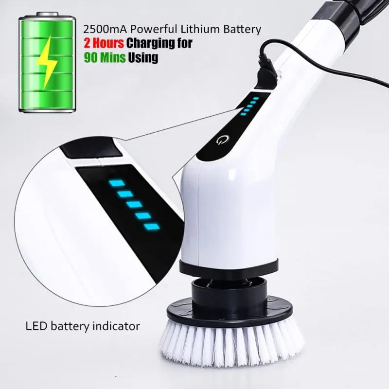عرض طقم فرشه التنظيف الدواره مع قطعه اسبراي التنظيف الجبار Multipurpose Bubble Cleaner