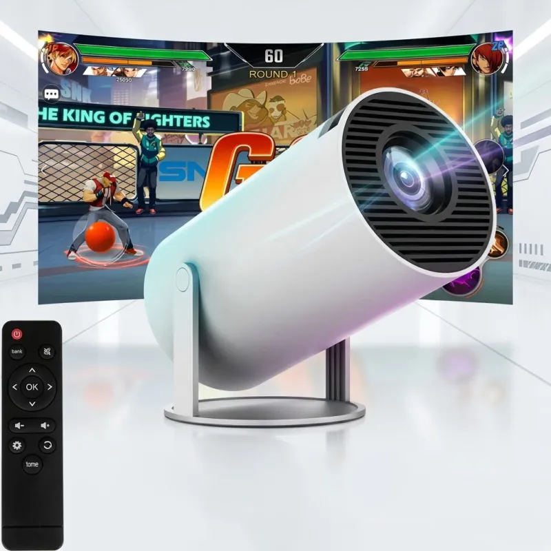 جهاز عرض فيديو واي فاي  محمول عالي الدقة HD بدقة 4 بيكسل 1080P