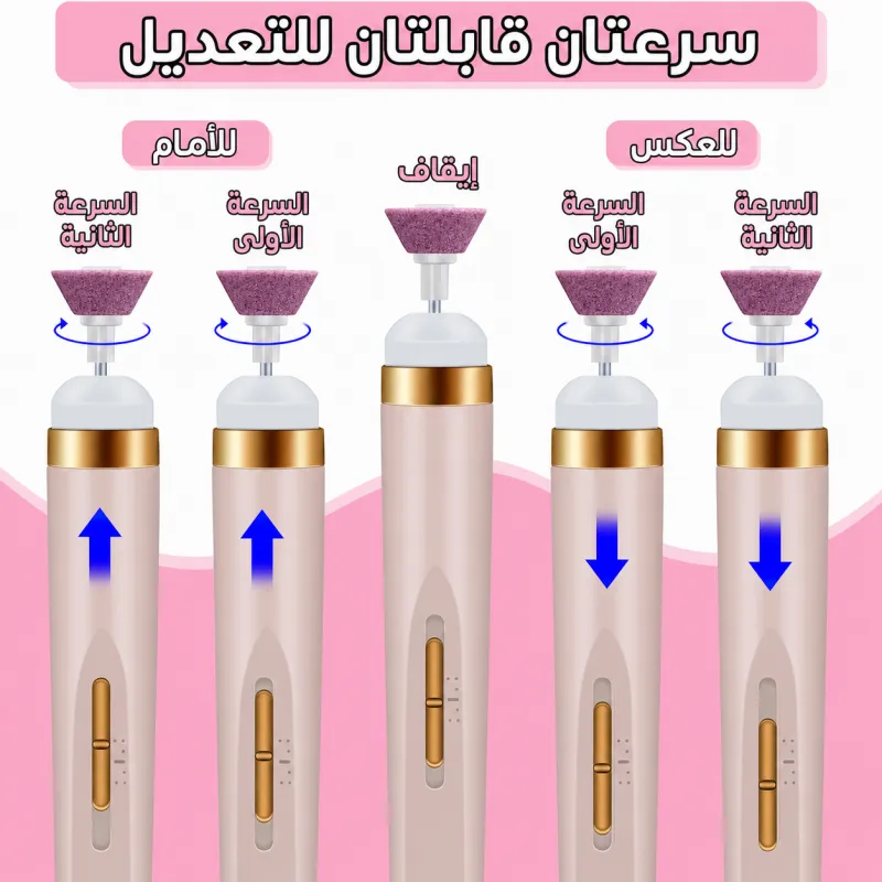 مجموعة العناية الشخصية "" تنظيف البشرة & برد الاظافر & إزالة الجلد الميت